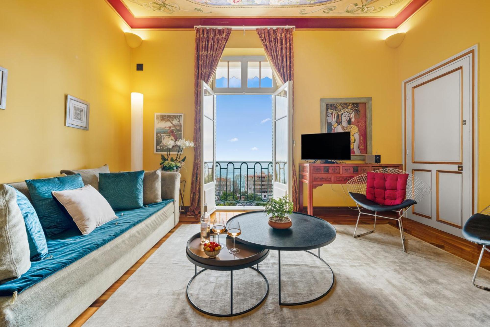 Le Coq Tersling - Residential Parking - Ac - Sea View Apartment Menton Exterior foto